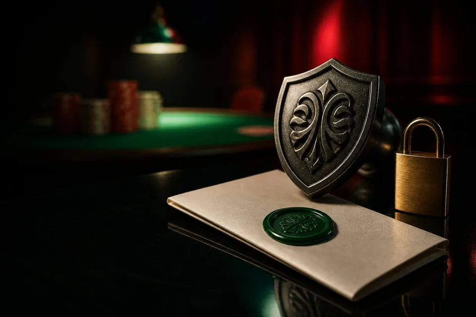 Щит и печать: безопасность и лицензия Pokerdom